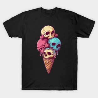 skull ice cream T-Shirt